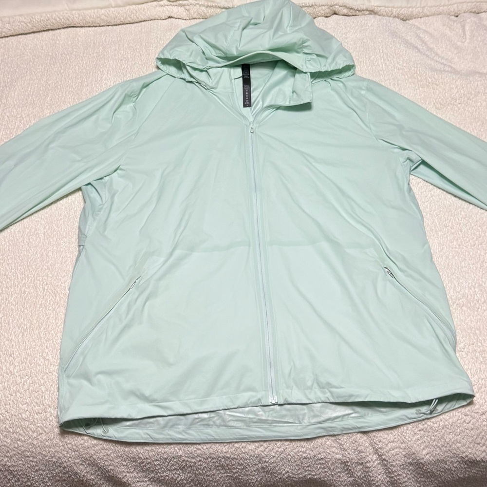 Lululemon Mint Green Blue Windbreaker Jacket Unisex Size XXL